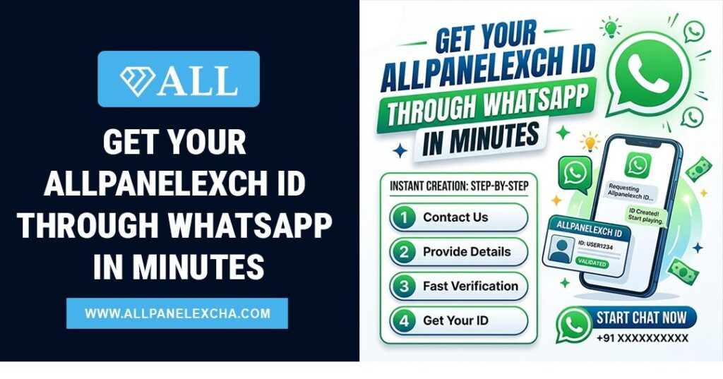 Step-by-step guide to get your Allpanelexch ID via WhatsApp safely with secure access, trusted support, and beginner-friendly instructions.