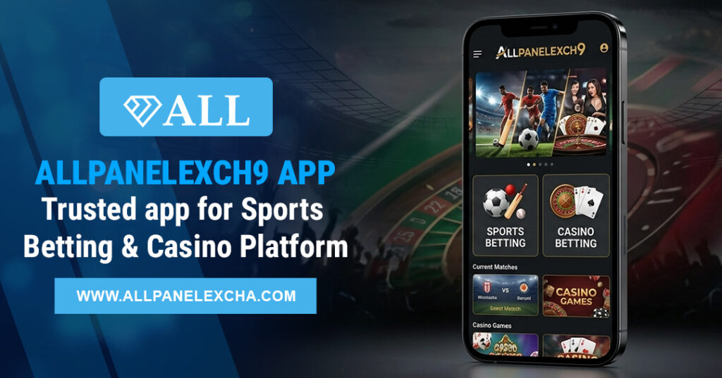 Allpanelexch9 App dashboard showing sports betting and casino features with secure access, user-friendly navigation, and platform insights.