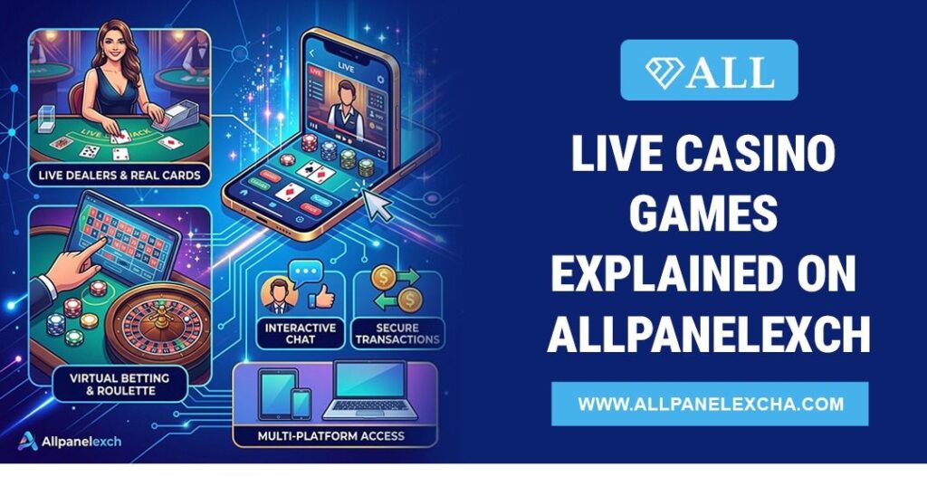 Live Casino Games Explained on Allpanelexch with a structured beginner guide, expert insights, secure access, and user experience tips.