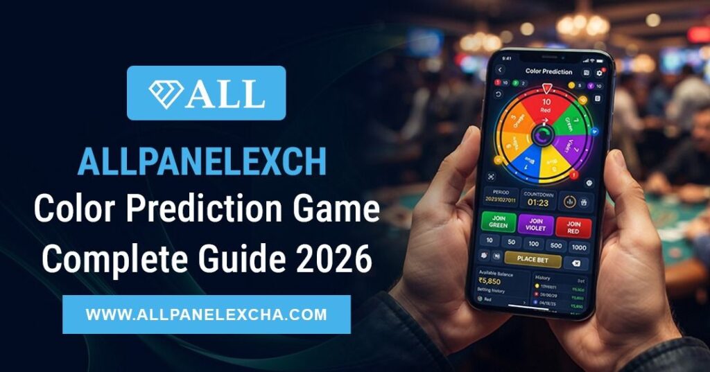 Allpanelexch Color Prediction Game dashboard explained with beginner-friendly guide, platform overview, and secure user experience for 2026.