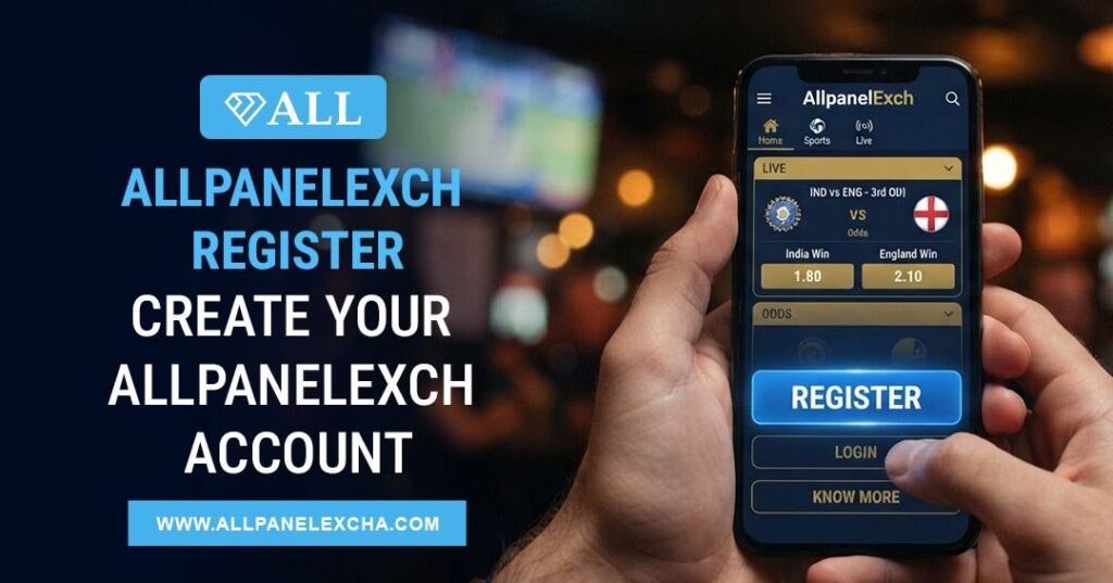 Allpanelexch Register account creation page showing the registration process with a secure and user-friendly interface for beginners.